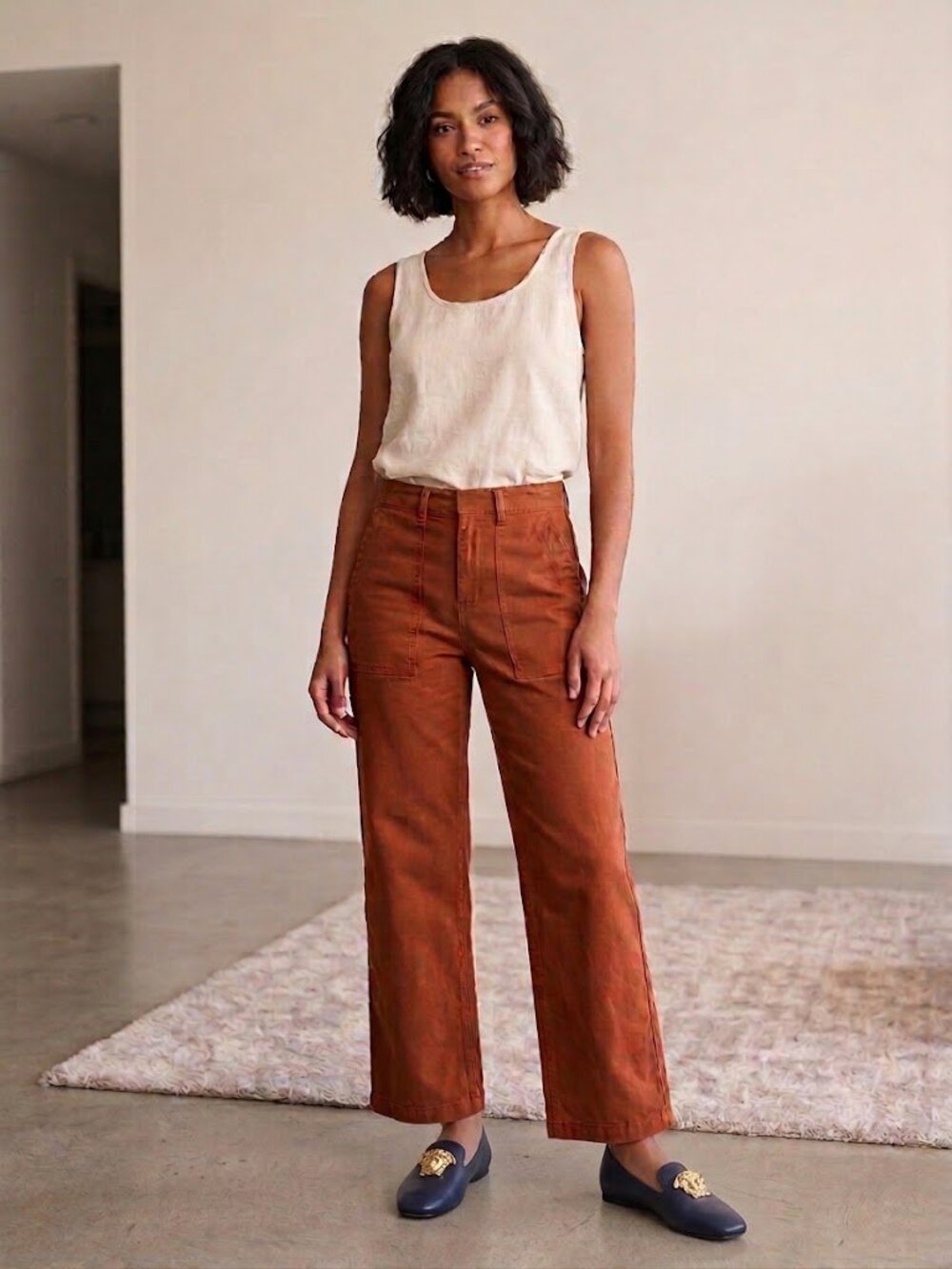 Pistola Utility Pants in Brown Spice Size 28 NWT